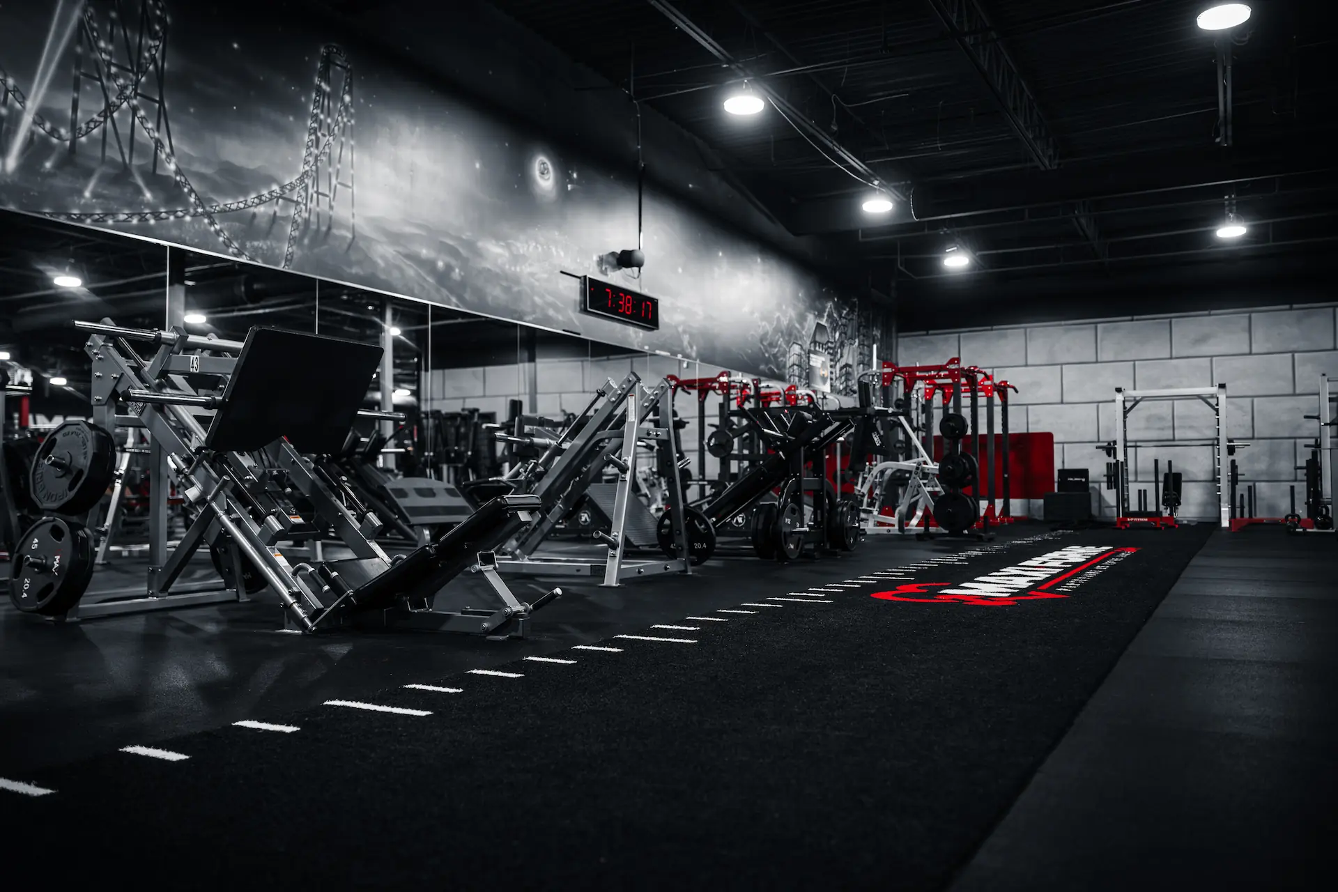 Image de l'entraînement en salle